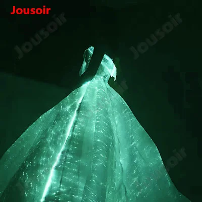 Led красочный светящийся Вечерние вечернее платье музыкальный фестиваль концерт