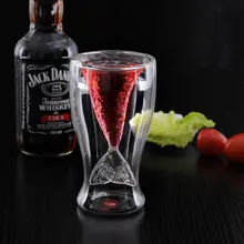 Креативная Хрустальная Русалочка, прозрачная стеклянная чашка с хвостом, практичная креативная чашка для вина, термостойкие стеклянные чашки DA