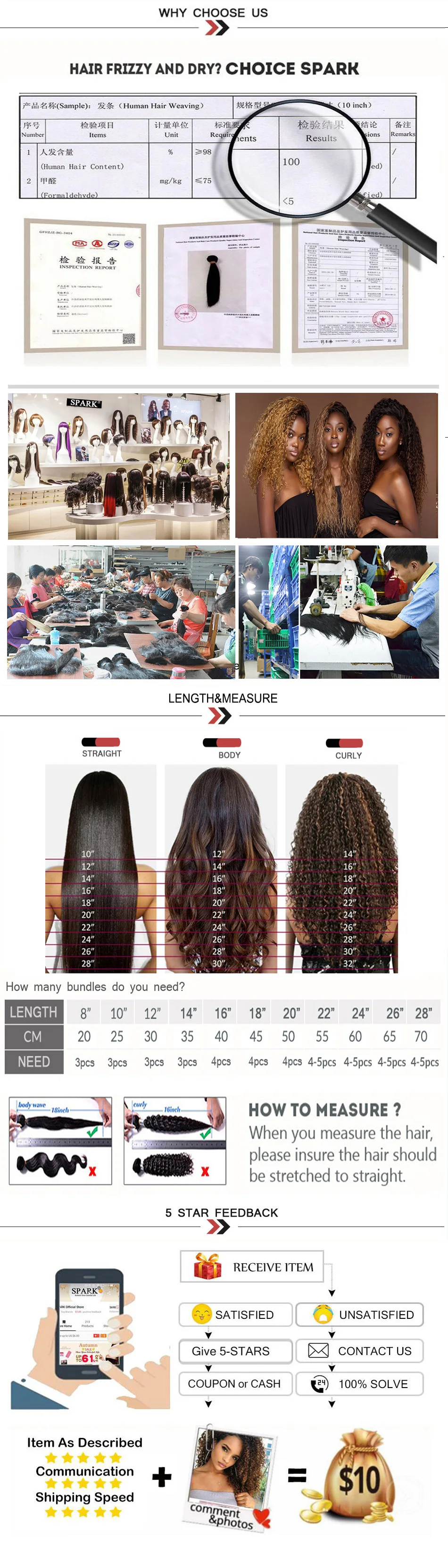 Spark эффектом деграде(переход от темного к бразильские объемная волна 1/2/3/4 Связки Пряди человеческих волос для наращивания 1B/4/30& 27 Цвет вьющиеся Волосы remy пучки волос плетение