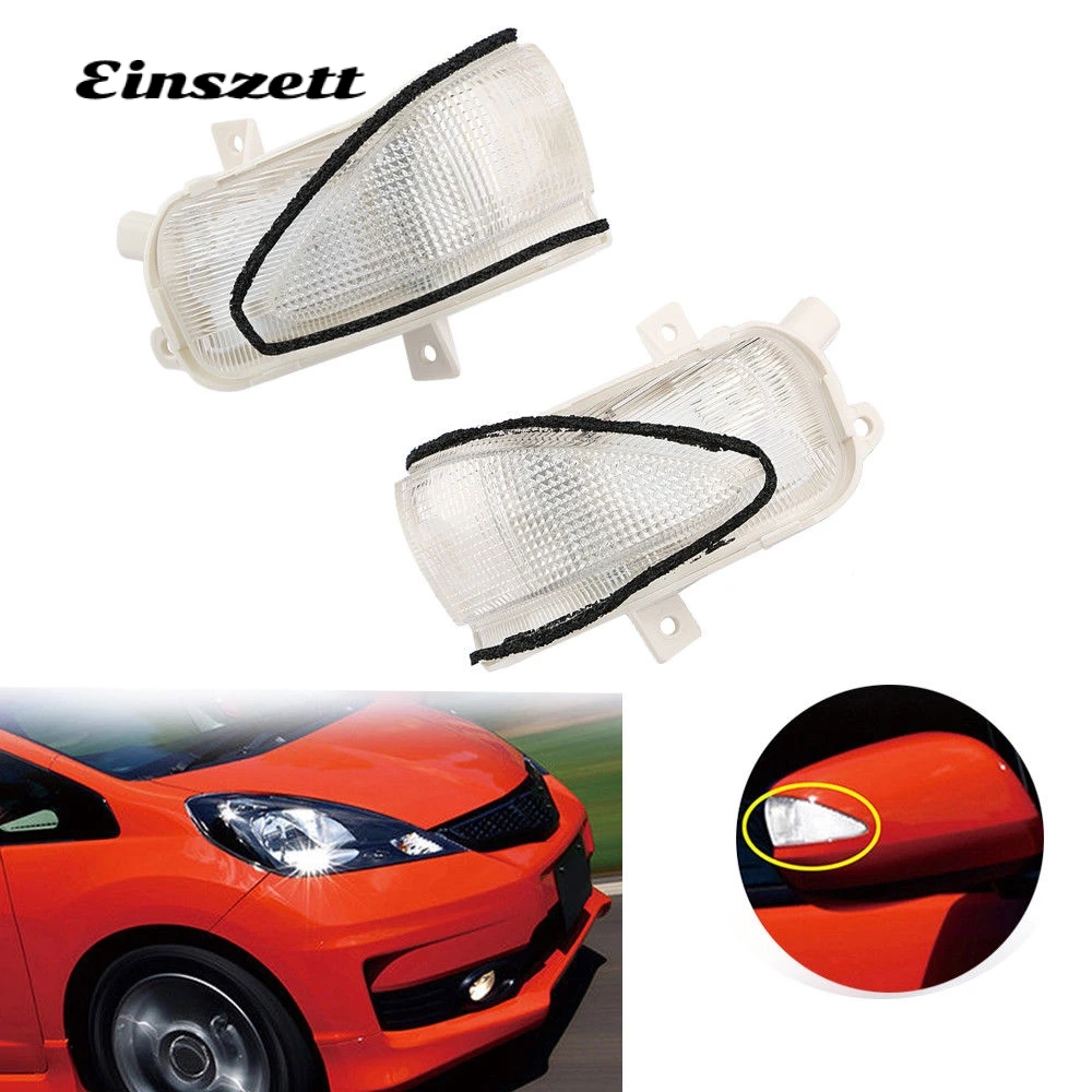 

2x Car Left & Right Rearview Mirror Turn Signal LED Light For HONDA FIT JAZZ 2009-2014 LED Lamp 34300-TG5-H01 34350-TG5-H01