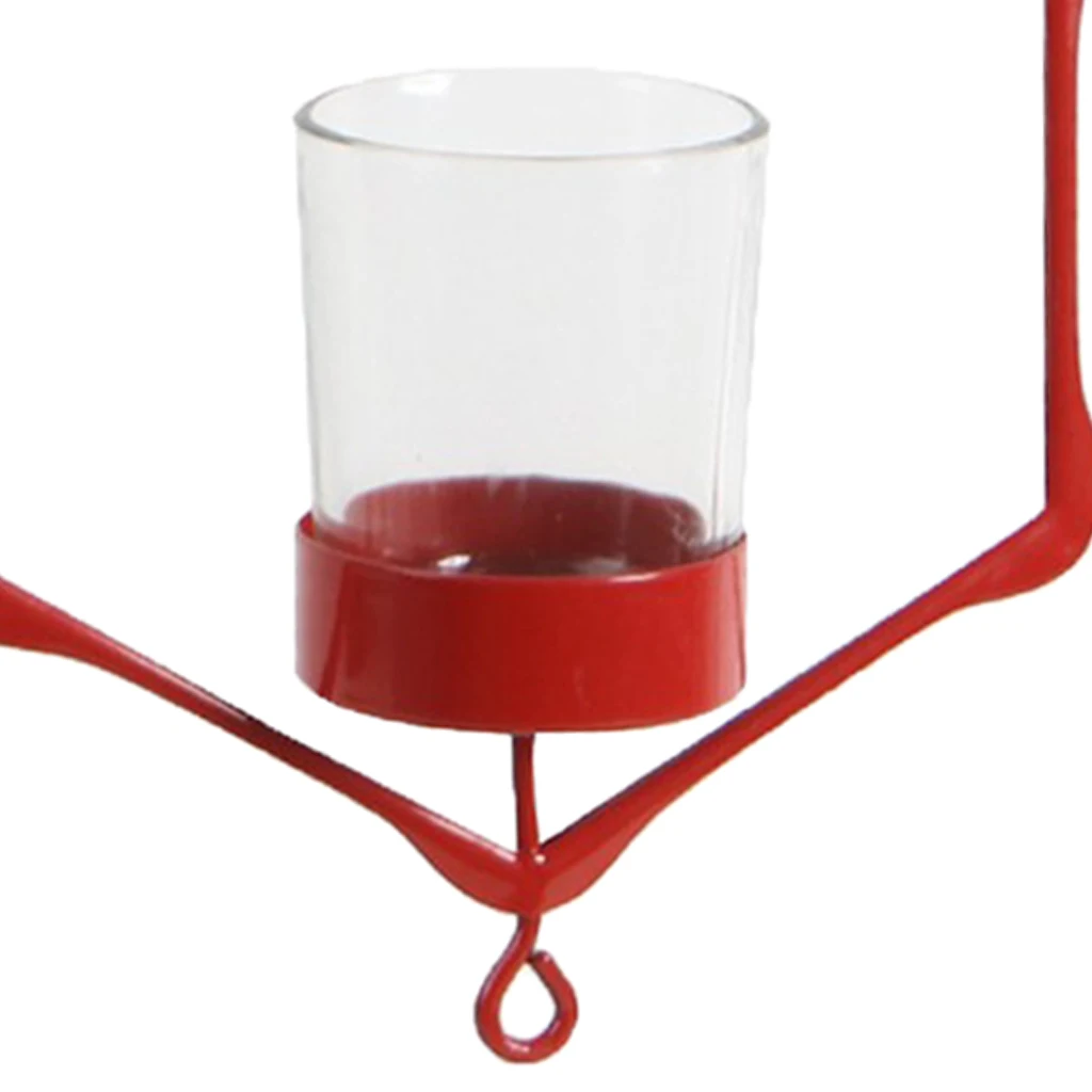 Iron Wire Hanging Moroccan 3D Geometric Tea Light Candle Holder Candlestick Candelabra Mood Light Lantern Case Ornament