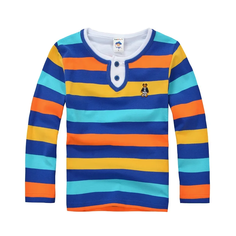 Футболка с длинным рукавом для мальчиков 4 12 лет|kids polo|girls long sleevetop kids |
