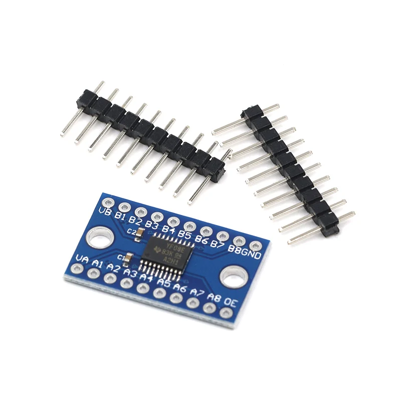 

8 Channel Duel Hole Logic Level Converter TXS0108 TXS0108E Bi-directional Voltage Module for Arduino With Pins