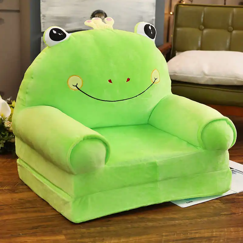Ленивый Kawaii диван детский диван татами мультфильм складной диван плюшевая игрушка креативная спинка детский подарок на день рождения хорошее качество - Цвет: frog