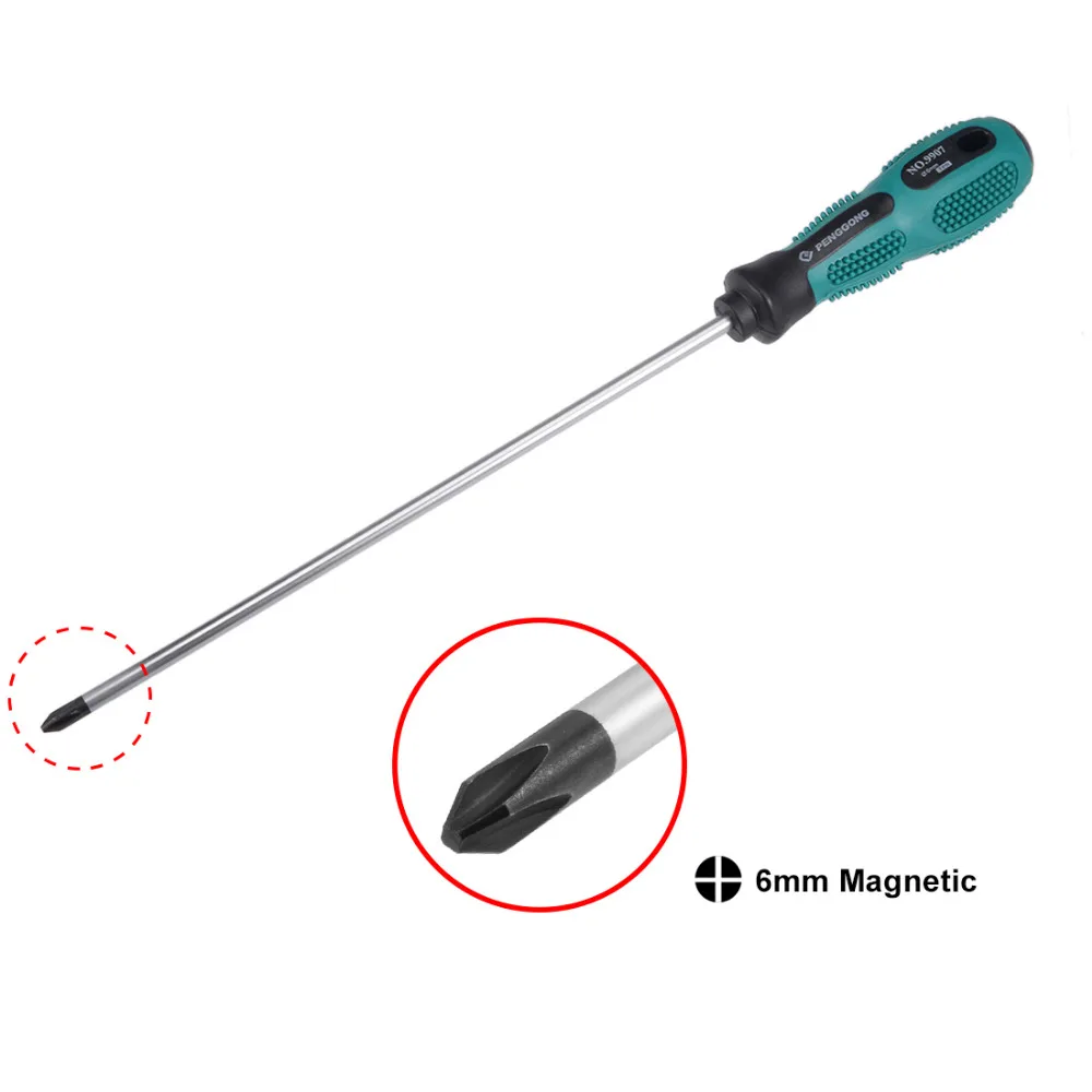 

Uxcell #2 Phillips Screwdriver 10 Inch Round Shaft Non Slip Comfortable Handle For Screws Fasteners Hardware Home Improvement