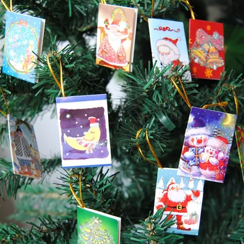 

100pcs Christmas Tree Accessories Wish Cards Merry Christmas Home Decoration Christmas Eve Ornaments Valentines Day Candy