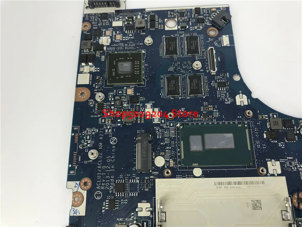  ACLU1/ACLU2 NM-A271 Für Lenovo G50-70 Z50-70 i3 motherboard mit grafikkarte 100% getestet NEUE main