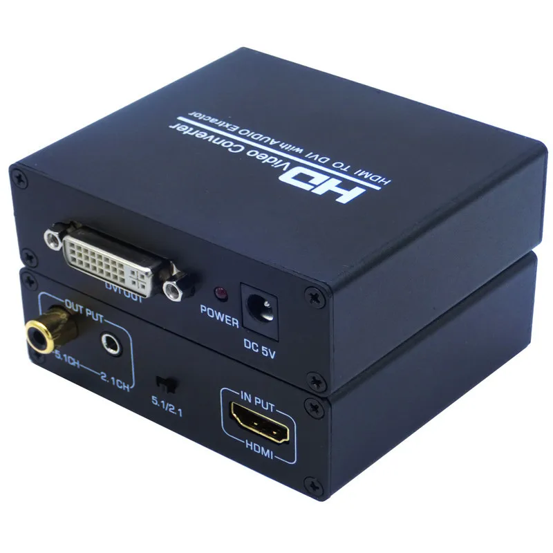 HDMI к DVI + SPDIF аудио стерео сплиттер конвертер с HDCP удаление HD 1080P видео| |
