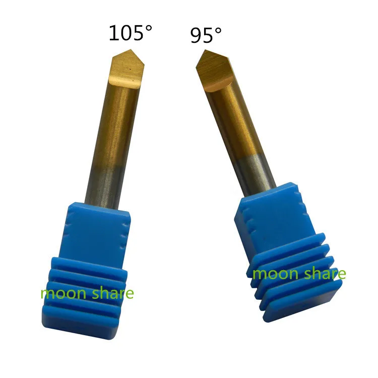 2 шт ключ резак для резки 95/105 градусов ключи машины плоский нож/дрель/аксессуары титановое покрытие HSS