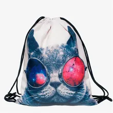 Повседневный стиль Drawstring Bag String Sack путешествия рюкзак пляж путешествия посылка школьные сумки подростковые девочки mochila