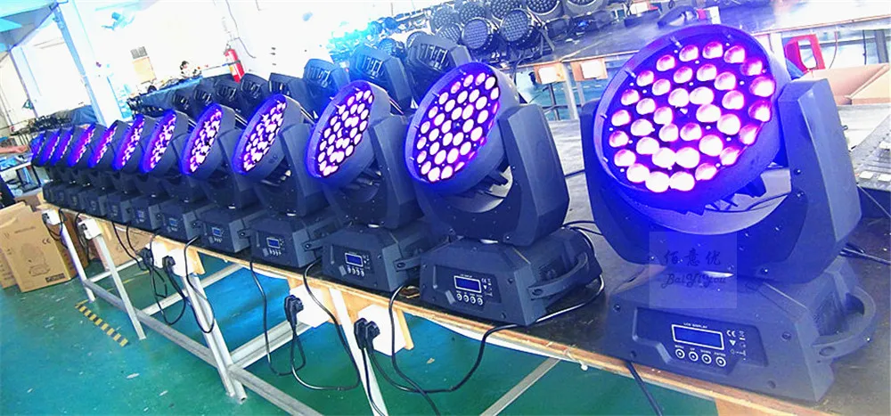 36pcs Moving Head Wash Zoom08e