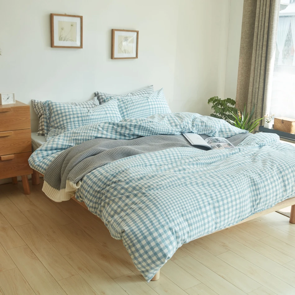 Online Get Cheap Light Blue Duvet Cover King Aliexpresscom - Light Blue Plaid Duvet Cover Set Queen King Size Bedding Set Brief Adults Quiltcover Bed online get cheap light blue duvet cover king aliexpresscom - light blue plaid duvet cover set queen king size bedding set brief adults quiltcover bed