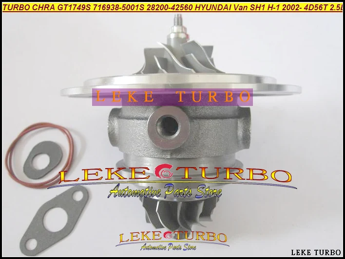TURBO cartridge CHRA Core GT1749S 716938-5001S 716938-0001 28200-42560 716938 For HYUNDAI Van Starex H1 H-1 02- 4D56T D4BH 2.5L (2)