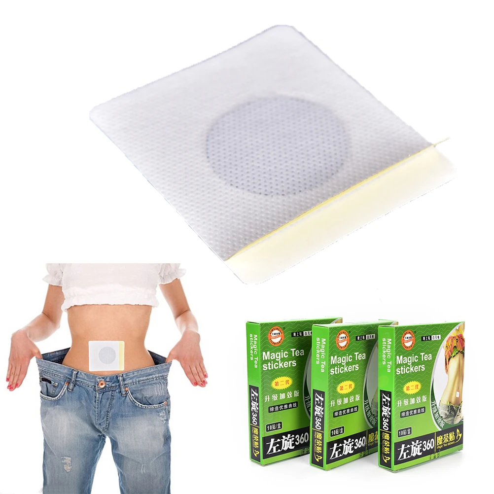 10 pcs Slimming Stickers Slimming Navel Stick Fast Weight Lose Products