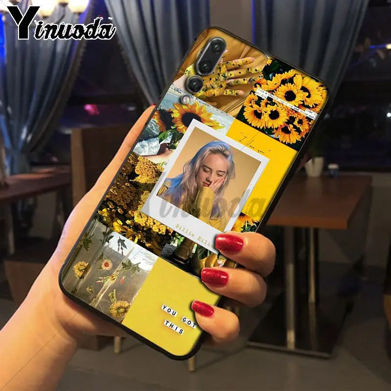 Цветной чехол для телефона Yinuoda Billie Eilish 13 huawei p20lite mate 10pro nova 3i mate20 pro p20