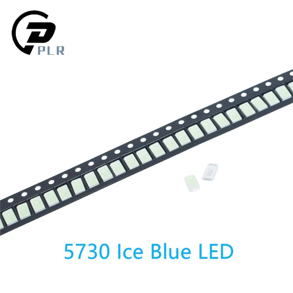 50 шт. 5730 диодный Синий SMD светодиодный 5630 светильник излучающий диод Прямая