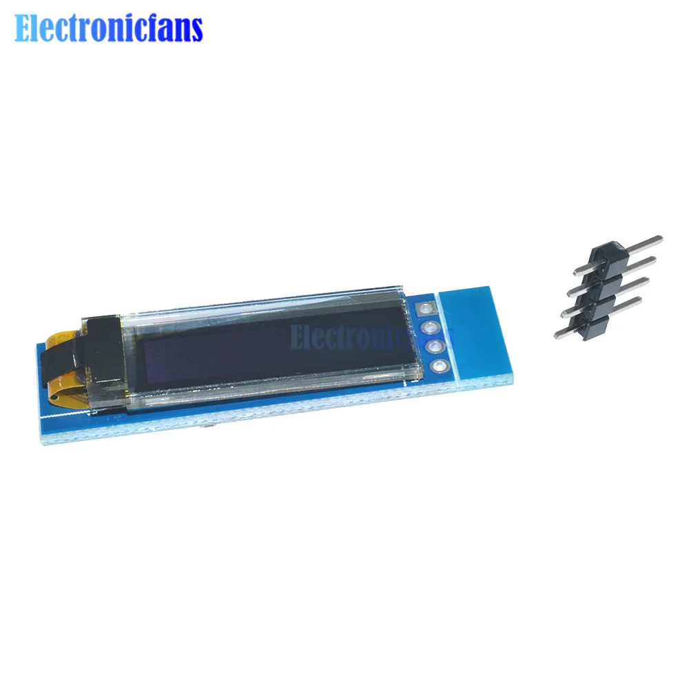 0,91 дюймовый 0,9" 12832 128x32 синий/белый OLED ЖК-дисплей IIC igc серийный DIY модуль SSD1306 Драйвер IC SSD1306 для Arduino PIC