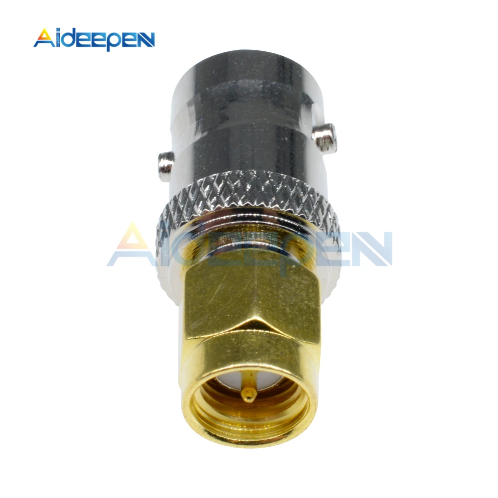 SMA Male к BNC Female RF Coax Коаксиальный Plug M/F Radio переходник для антенного