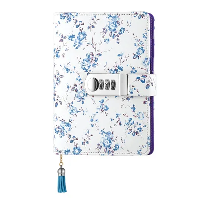 Новые канцелярские принадлежности, блокнот, бумага 100 листов, бизнес личный дневник с замком, офисные и школьные принадлежности, подарок - Цвет: Blue