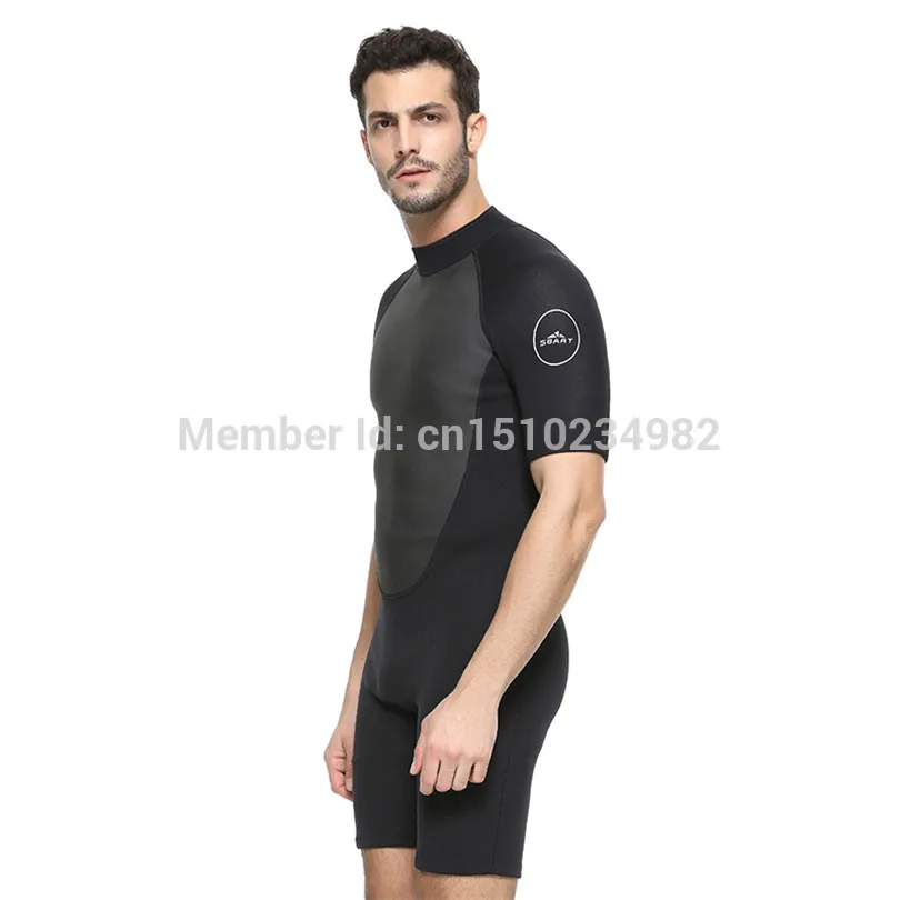 SBART 2 ملليمتر واحد قطعة النيوبرين بذلة الرجال الدافئة الغوص بدلة غطس الترياتلون بذلة للمياه الباردة السباحة تصفح الغوص