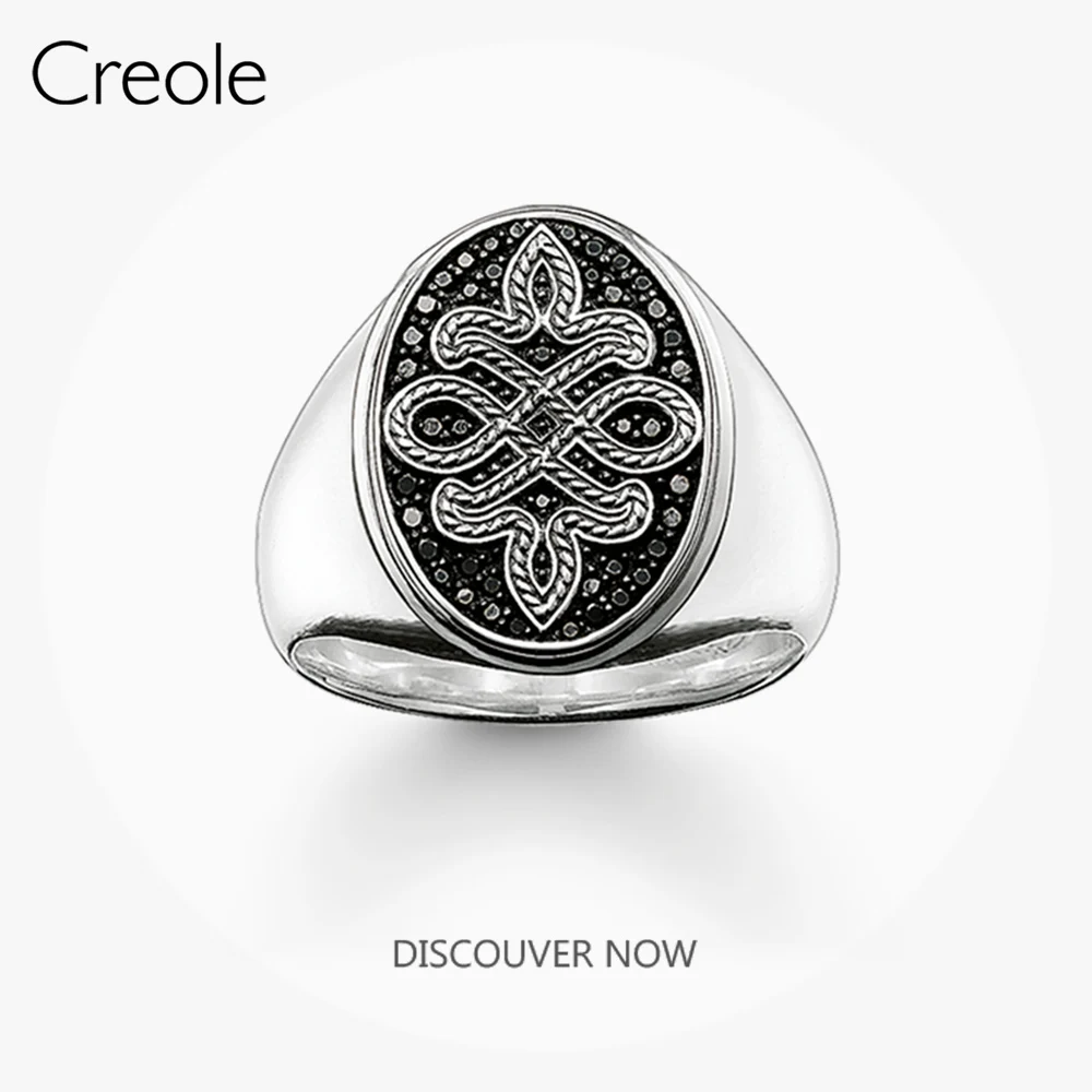 Кольцо с печатью Love Knot Pave ювелирное изделие из стерлингового серебра 925 пробы