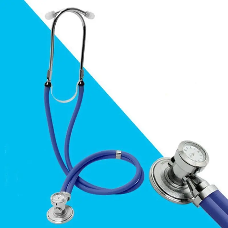 Stetoskop Doctor Orologio A Doppio Tubo Con Orologio Stetoscopio Tappo Per Le Orecchie Diaframma Misurazione Della Frequenza Cardiaca Monitoraggio Del