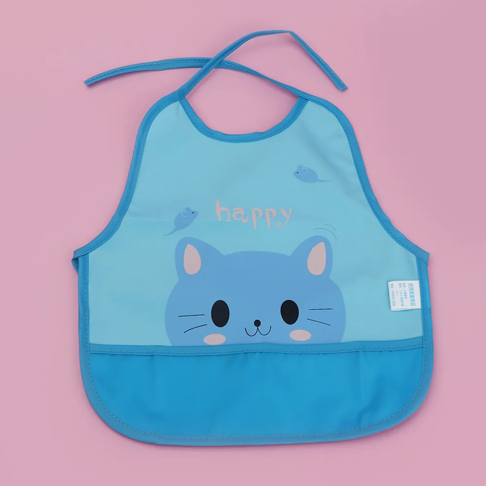 

New 1PC Lovely Cartoon Waterproof Aprons Baby Bibs Baby Burp Cloths Cute Design Bibs Feeding Baby Useful Towel