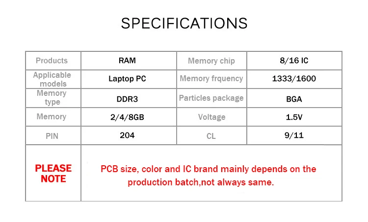 DDR3 2 4 8GB 1333 1600