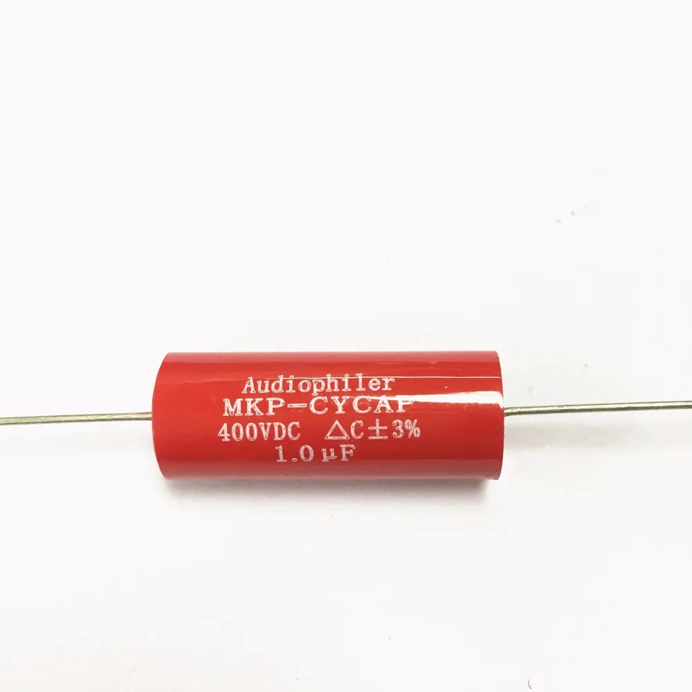 50pcs Mkp 400v1uf 1uf 400v Audio Grade Axial Capacitor For Tube Guitar Amps Capacitors