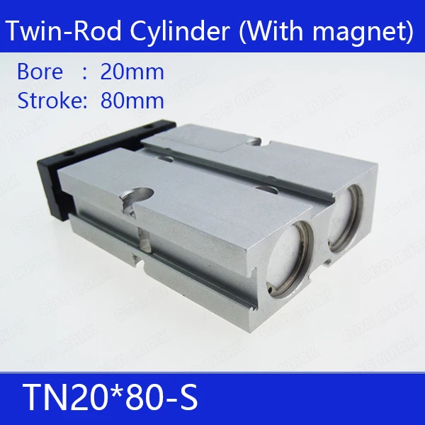 TN20* 80-S, 20 мм диаметр 80 мм Ход Компактный Воздушные цилиндры TN20X80-S двойного действия пневматический цилиндр