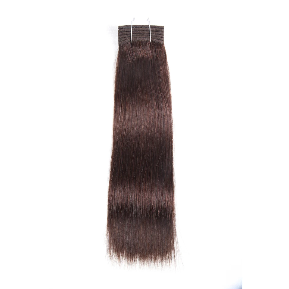 Rebecca Double Drawn Hair 113g Brazilian Yaki Straight Human Hair Weave Bundles Ombre Red Brown Black Colors 1PC Remy