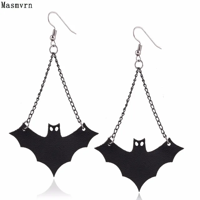 Fashion Jewelry Black Drop Strange Bat Earrings Animal New Fashion Jewelry Black Drop Strange Bat Earrings Animal New Dangle Earring Ear Jewellry Bijoux For