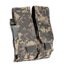 Molle нейлон тактический двойной пистолет маг подсумок закрыть кобура для наружного боя Военная охота