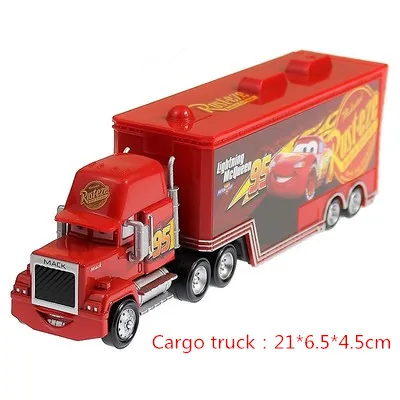 Горячая Дисней Pixar Тачки 2 3 Mack игрушка Молния Маккуин Джексон шторм Mac UncleTruck King 1:55 литой металлический автомобиль игрушки для мальчиков и девочек - Цвет: Photo Color