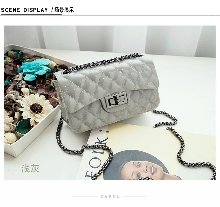 hotttest sale jelly chain clutch bag  (12)