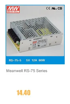 Meanwell RS-15 15W 3,3 V/3A 5 V/3A 12 V/1.3A 15 V/1A 24 V/0.625A 48V источник питания CB UL CE одобренный PSU 3 года гарантии