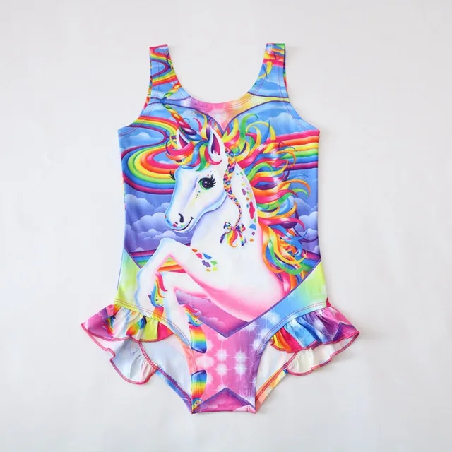 Baby Girls Swimsuit Unicorn One Pieces