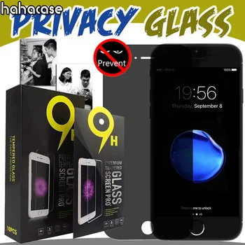 

50pcs Privacy Tempered Glass Screen Protector Premium For iPhone 11 Pro Max XS XR X 8 7 6 6S Plus Film With Paper Package