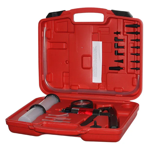 HRTools hand held vacuum pump brake bleeder bleeding diagnostic tester tool set