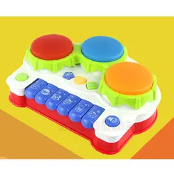 Музыкальные игрушки для малышей многофункциональная ручная барабанная игрушка детская музыкальная игрушка детское пианино детские