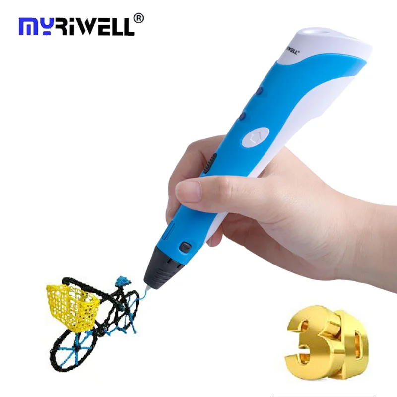 

Myriwell Factory 3d Pen 3d Drawing Printer Pen with 100M ABS Filament 1.75mm Pens 3d model for KIDS Magic 3D Pens Best Gifts