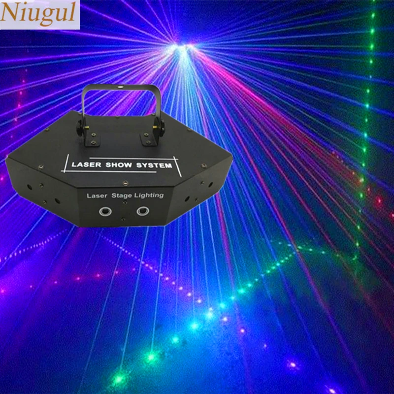 

RGB Six-eye Scan Laser Light/Scanning DMX Beam Effect Stage Lighting/Laser Show System/Professional Stage DJ Equipments/Scanner