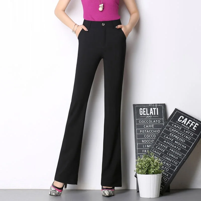 Lady Modern Dance Pant Adult Dancers Female Ballroom Dancing Trousers Slim Leg Pants High Waist Rumba Samba B-6877 | Тематическая