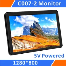 7 Inch Mini Hdmi Portable Monitor-1280*800 IPS LCD Screen,Powered By USB,Ultralight For Raspberry Pi/FPV/PS3/PS4/CCTV (C007-2)