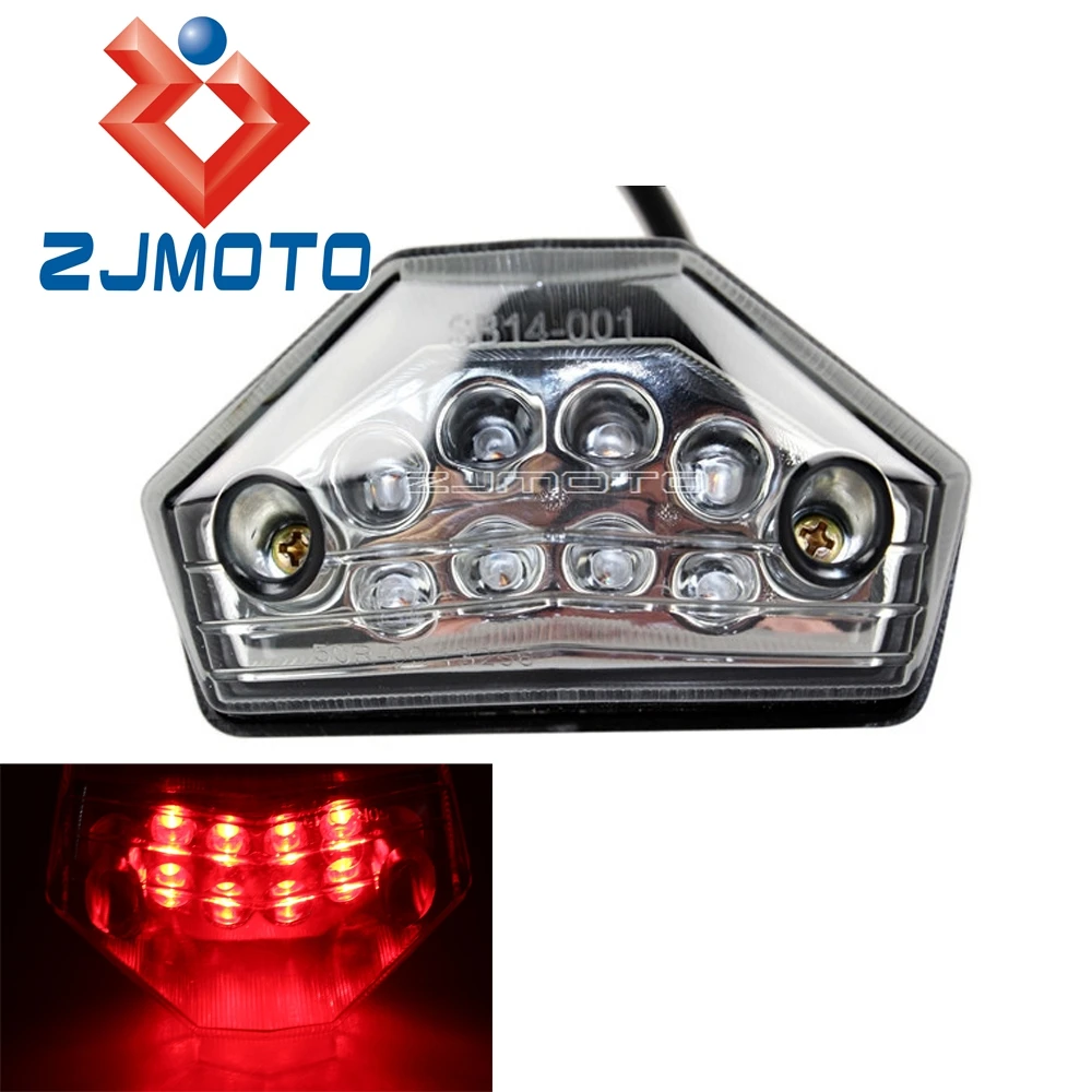 

Motorcycle Red Rear LED Tail Light Taillight For Rieju Supermoto Marathon 200 125 Pro SM Marathon 125 AC MRT 50 Pro SM
