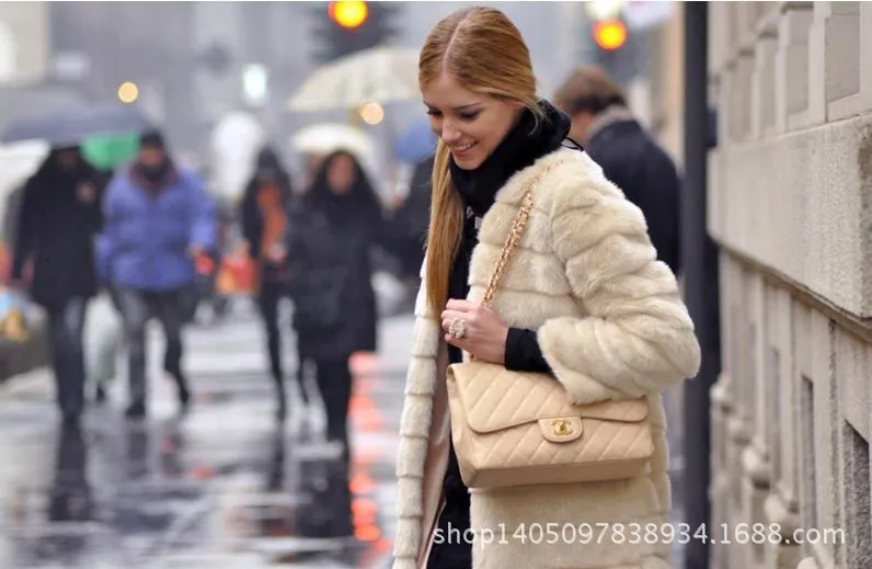 Искусственная Меховая куртка Горячая плюс Размеры XL XXL XXXL 4XL 5XL 6XL зимняя теплая куртка; белый пуховик пальто из искусственного меха роскошный искусственный мех пальто для Для женщин