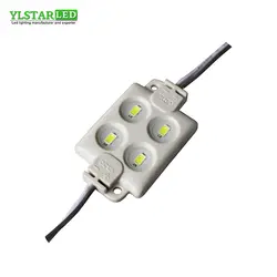YLSTAR 1,5 W SMD5730 4 светодиода для инъекций молдинг, светодиодный модуль, DC12V, холодный белый, водонепроницаемый IP65 для рекламы щита волдыря слова