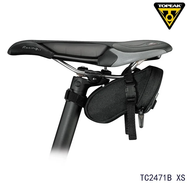 Topeak TC2471B Original Small Aero Wedge Bicycle Seat Bag Saddle Pack