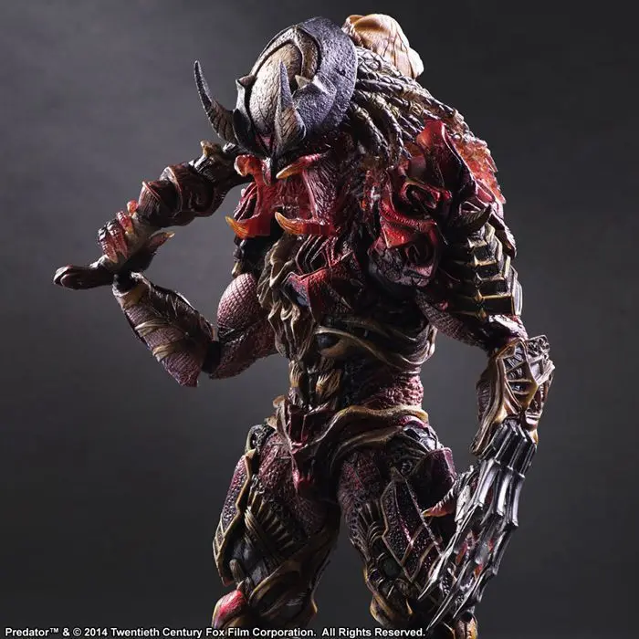 

Action Figure PlayArts KAI Alien vs Predator PVC Primevil Alien Hunter 27cm Toys gift Collectible Statue Model