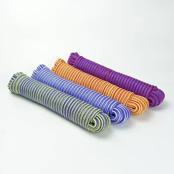 

6mmx15m PP Diamond Braided Rope Polypropylene Boat Rope Sailing Camping Tying Clothes Line
